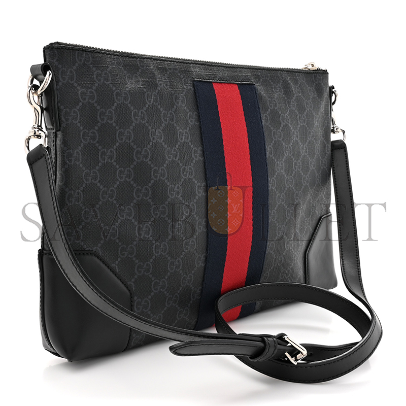 GUCCI GG BLACK MESSENGER 474139 (35.5*25*4cm)